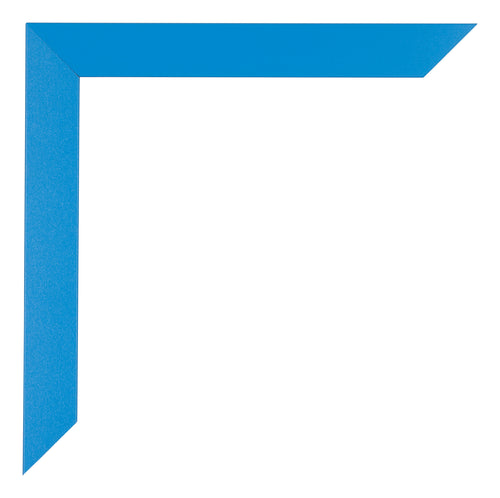 Mura MDF Cornice 68x98cm Blu Acceso Dettaglio Angolo | Yourdecoration.it