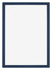 Mura MDF Cornice 68x98cm Blu Scuro Spazzato Davanti | Yourdecoration.it