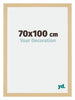 Mura MDF Cornice 70x100cm Acero Decorativo Davanti Dimensione | Yourdecoration.it
