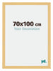 Mura MDF Cornice 70x100cm Faggio Decorativo Davanti Dimensione | Yourdecoration.it