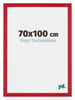Mura MDF Cornice 70x100cm Rosso Davanti Dimensione | Yourdecoration.it