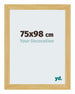 Mura MDF Cornice 75x98cm Pino Decorativo Davanti Dimensione | Yourdecoration.it
