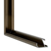 New York Alluminio Cornice 20x28cm Struttura Noce Dettaglio Intersezione | Yourdecoration.it