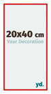 New York Alluminio Cornice 20x40cm Rovere Rustico Davanti Dimensione | Yourdecoration.it