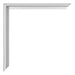 New York Alluminio Cornice 21x29-7cm Argento Opaco Dettaglio Angolo | Yourdecoration.it