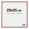 New York Alluminio Cornice 25x25cm Rovere Rustico Davanti Dimensione | Yourdecoration.it
