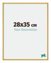 New York Alluminio Cornice 28x35cm Oro Lucido Davanti Dimensione | Yourdecoration.it