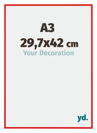 New York Alluminio Cornice 29-7x42cm Rovere Rustico Davanti Dimensione | Yourdecoration.it