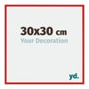 New York Alluminio Cornice 30x30cm Rovere Rustico Davanti Dimensione | Yourdecoration.it