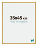 New York Alluminio Cornice 35x45cm Oro Lucido Davanti Dimensione | Yourdecoration.it