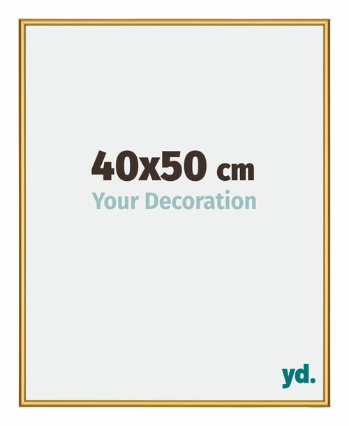New York Alluminio Cornice 40x50cm Oro Lucido Davanti Dimensione | Yourdecoration.it