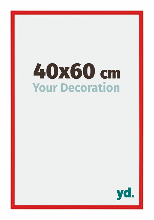 New York Alluminio Cornice 40x60cm Rovere Rustico Davanti Dimensione | Yourdecoration.it