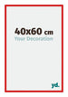 New York Alluminio Cornice 40x60cm Rovere Rustico Davanti Dimensione | Yourdecoration.it