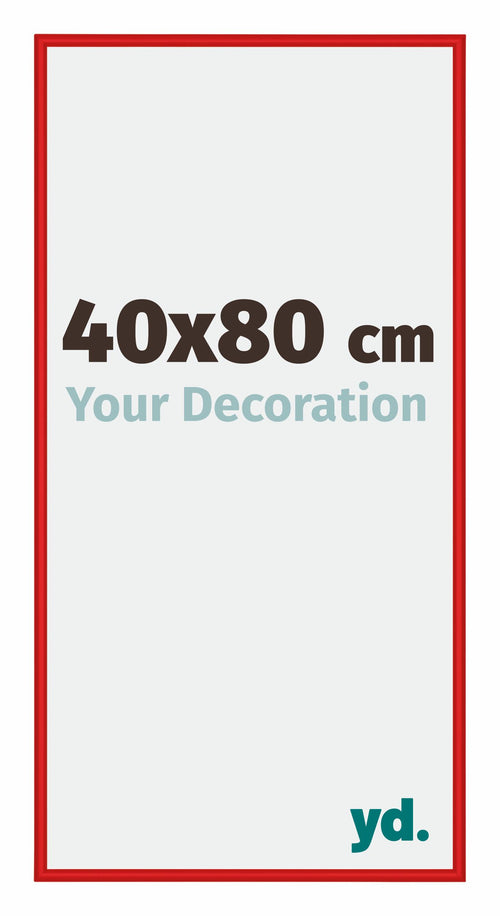New York Alluminio Cornice 40x80cm Rovere Rustico Davanti Dimensione | Yourdecoration.it
