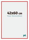 New York Alluminio Cornice 42x60cm Rovere Rustico Davanti Dimensione | Yourdecoration.it