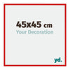 New York Alluminio Cornice 45x45cm Rovere Rustico Davanti Dimensione | Yourdecoration.it
