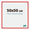 New York Alluminio Cornice 50x50cm Rovere Rustico Davanti Dimensione | Yourdecoration.it