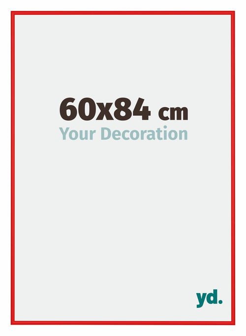 New York Alluminio Cornice 60x84cm Rovere Rustico Davanti Dimensione | Yourdecoration.it