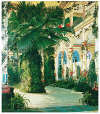 PGM BLK 02 Karl Blechen Interior of a Palm House Stampa Artistica 84x96cm | Yourdecoration.it