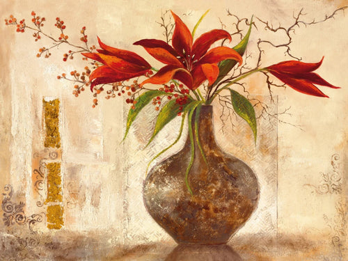 PGM FAD 39 Anna Field Red Lilies Stampa Artistica 80x60cm | Yourdecoration.it