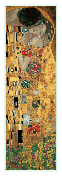 PGM GK 42S Gustav Klimt The Kiss Stampa Artistica 25x70cm | Yourdecoration.it
