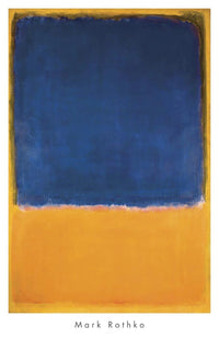 PGM MKR 466 Mark Rothko Untitled 1950 Blue Yellow Stampa Artistica 658x1015cm | Yourdecoration.it