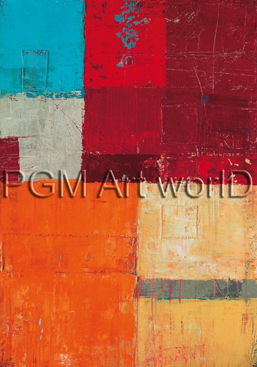 PGM RAB 20 Ralf Bohnenkamp Colored Composition II Stampa Artistica 70x100cm | Yourdecoration.it