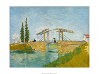 PGM VV 91 Vincent Van Gogh Die Zugbrucke Stampa Artistica 80x60cm | Yourdecoration.it