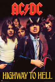 Poster Acdc Highway To Hell 61x91 5cm Grupo Erik GPE5915 | Yourdecoration.it