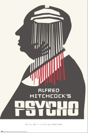 Poster Alfred Hitchcock Psycho 61x91 5cm GPE6044 | Yourdecoration.it