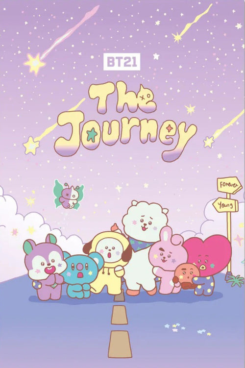 Poster Bt21 The Journey 61x91 5cm Grupo Erik GPE5920 | Yourdecoration.it