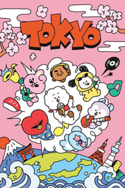 Poster Bt21 World Voyage 61x91 5cm GPE6037 | Yourdecoration.it