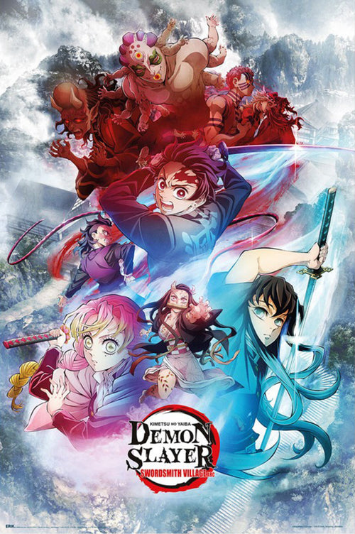 Poster Demon Slayer Swordsmith Village 1 61x91 5cm GPE6070 | Yourdecoration.it