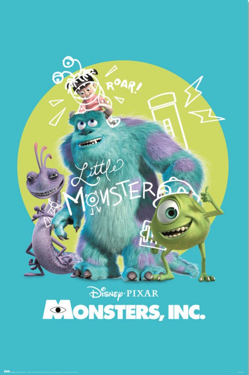 Poster Disney Pixar Monsters Inc 25th Anniversary 61x91 5cm GPE6046 | Yourdecoration.it