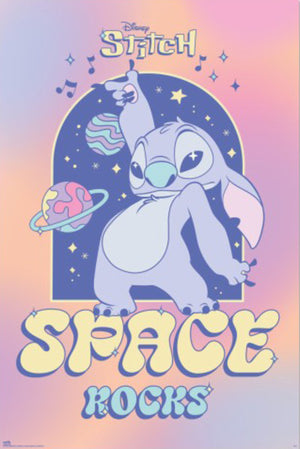 Poster Disney Stitch Space Rocks 61x91 5cm Grupo Erik GPE5820 | Yourdecoration.it