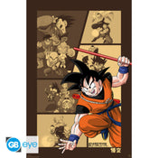 Poster Dragon Ball Goku Retro 61x91 5cm GBYDCO717 | Yourdecoration.it