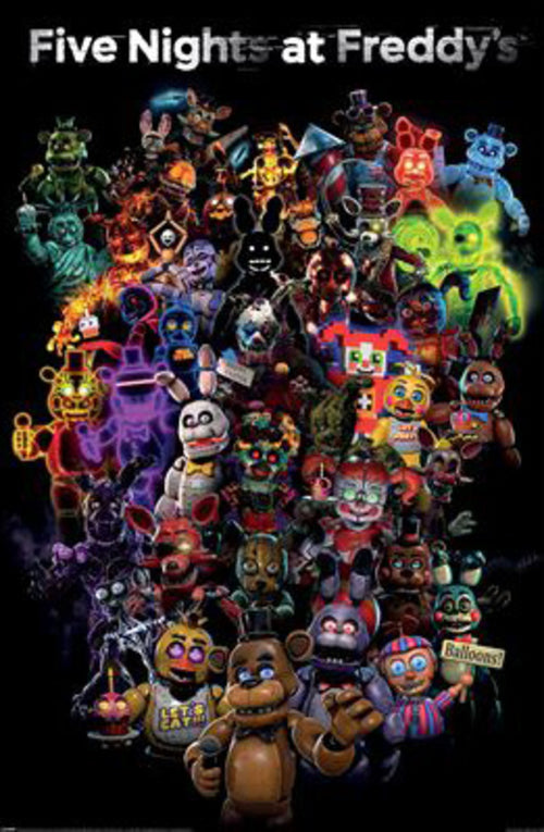 Poster Five Nights At Freddies Collage 61x91 5cm PP2501075 | Yourdecoration.it
