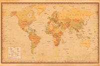 Poster Harper Collins Antique World Map 21 91 5x61cm Abystyle GBYDCO485 | Yourdecoration.it
