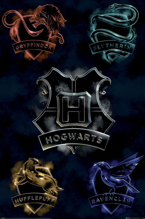 Poster Harry Potter Houses 61x91 5cm PP2512503 | Yourdecoration.it