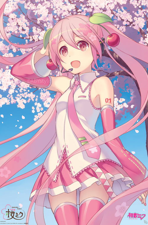 Poster Hatsune Miku Cherry Blossom 91 5x61cm GBYDCOA037 | Yourdecoration.it