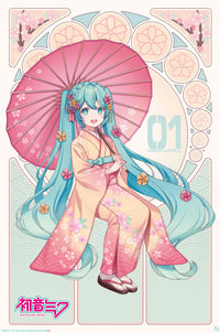 Poster Hatsune Miku Sakura Kimono 61x91 5cm Abystyle GBYDCO587 | Yourdecoration.it