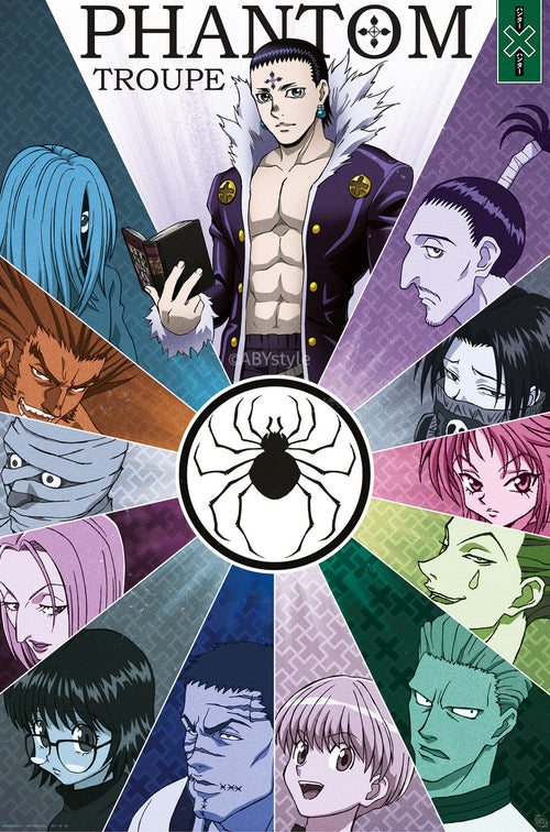Poster Hunter X Hunter Spider Members 61x91 5cm GBYDCOA028 | Yourdecoration.it
