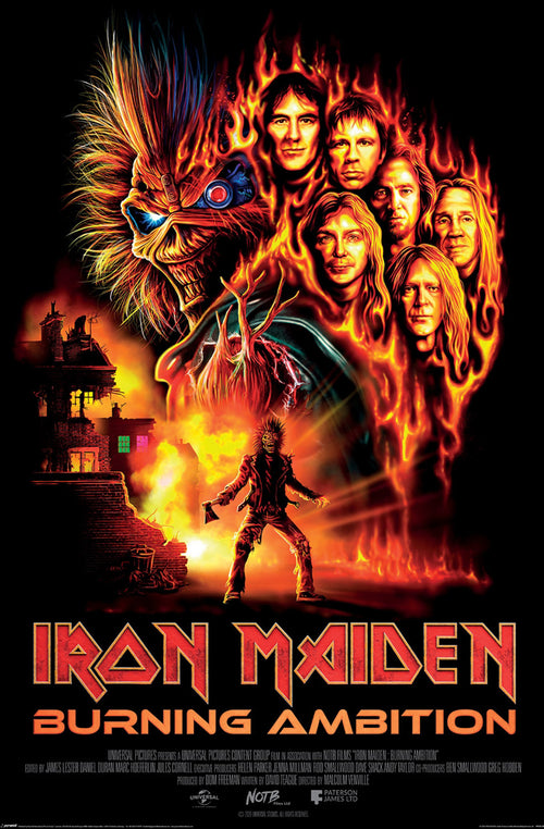 Poster Iron Maiden Burning Ambition 61x91 5cm PP2512952 | Yourdecoration.it