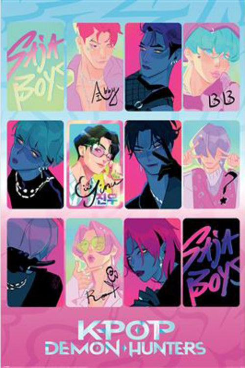 Poster K Pop Demon Hunters Light And Dark 61x91 5cm PP2510670 | Yourdecoration.it