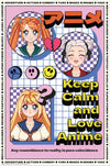 Poster Keep Calm And Love Anime 61x91.5cm Grupo Erik GPE5794 | Yourdecoration.it