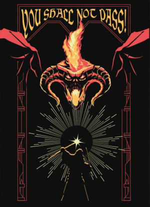 Poster Lord Of The Rings Balrog Glow In The Dark 61x91 5cm Grupo Erik GPEPR011 Glow In The Dark | Yourdecoration.it