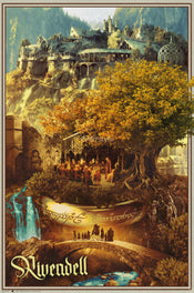 Poster Lord Of The Rings Rivendell 61x91 5cm GBYDCOA013 | Yourdecoration.it