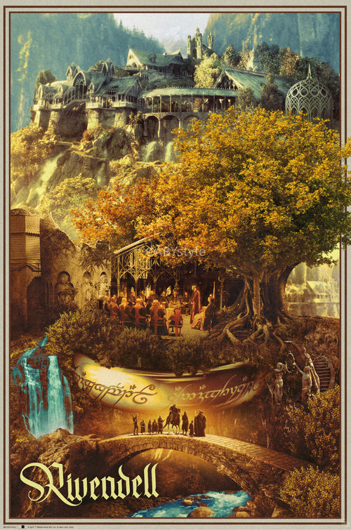 Poster Lord Of The Rings Rivendell 61x91 5cm GBYDCOA013 | Yourdecoration.it