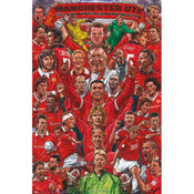 Poster Manchester United Legends 61x91 5cm Grupo Erik GPE6011 | Yourdecoration.it