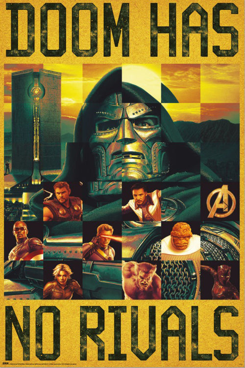 Poster Marvel Avengers Doomsday Doom Has No Rivals 61x91 5cm GPE6086 | Yourdecoration.it